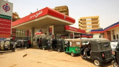 محطة وقود في السودان