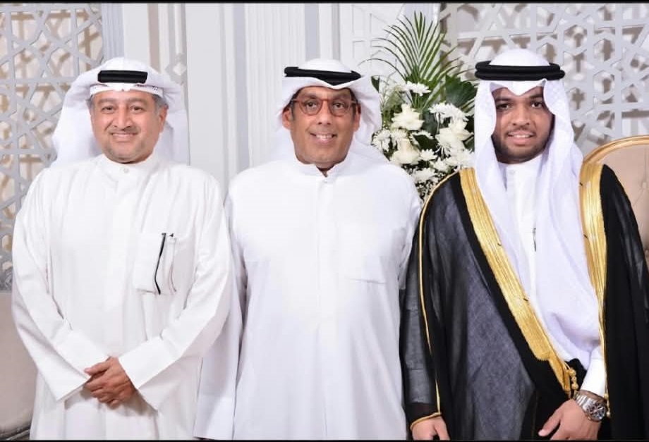 طارق المسعود ومشعل الهندي مهنئين