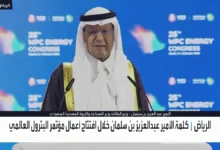 وزير الطاقة ووزير الصناعة والثروة المعدنية السعودي، الأمير عبد العزيز بن سلمان