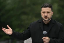 الرئيس الأوكراني فولوديمير زيلينسكي