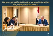 مصرتيبحث مع أركيوس إنرجي تسريع تنمية حقول الغاز وزيادة الإنتاج في مصر